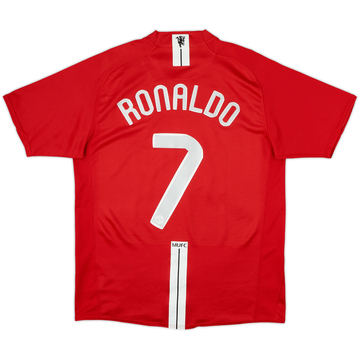 2007-09 Manchester United Home Shirt Ronaldo #7 - 6/10 - (M)