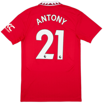 2022-23 Manchester United Home Shirt Antony #21 - 10/10 - (S)