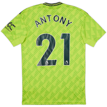 2022-23 Manchester United Third Shirt Antony #21 - 7/10 - (S)
