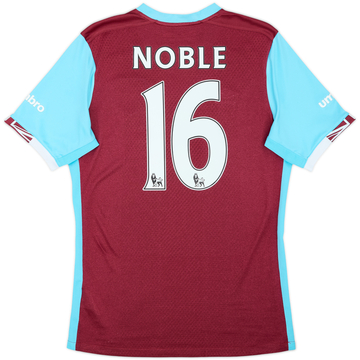 2016-17 West Ham Home Shirt Noble #16 - 8/10 - (S)