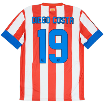 2012-13 Atletico Madrid Home Shirt D.Costa #19 - 8/10 - (S)