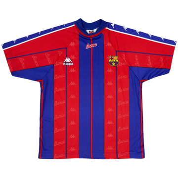1997-98 Barcelona Basic Home Shirt - 8/10 - (XL)
