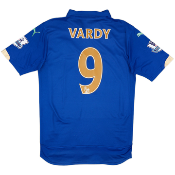 2014-15 Leicester Home Shirt Vardy #9 - 4/10 - (S)