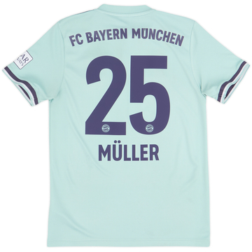 Camiseta de visitante del Bayern Munich 2018-19 Muller #25 - 6/10 - (S)