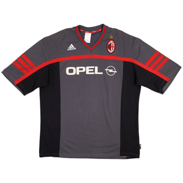 2000-01 AC Milan Player Issue adidas Training Shirt - 8/10 - (L)
