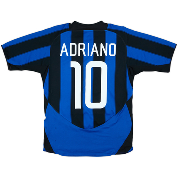 2004-05 Inter Milan Home Shirt Adriano #10 - 8/10 - (S)