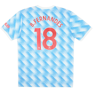 2021-22 Manchester United Away Shirt B.Fernandes #18 - 6/10 - (3XL)