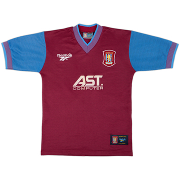 1997-98 Aston Villa Home Shirt - 8/10 - (Y)