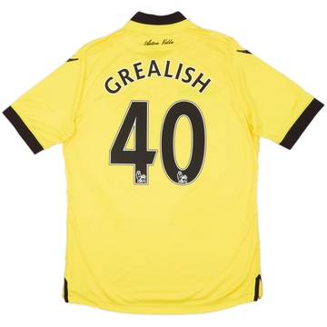 2015-16 Aston Villa Away Shirt Grealish #40 - 6/10 - (M)