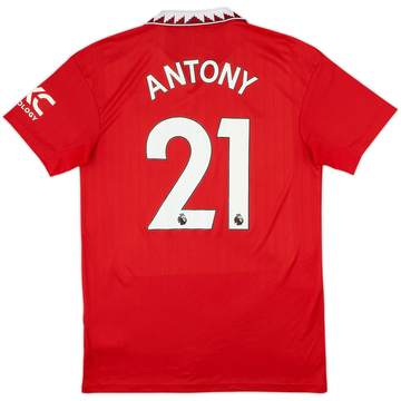 2022-23 Manchester United Home Shirt Antony #21 - 10/10 - (M)