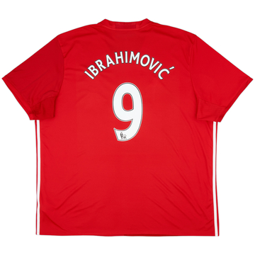 2016-17 Manchester United Home Shirt Ibrahimovic #9 - 10/10 - (3XL)