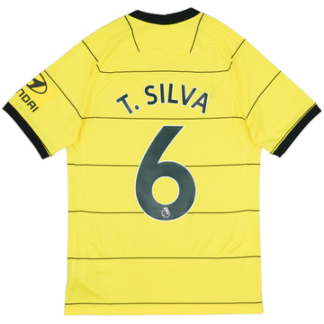 2021-22 Chelsea Away Shirt T.Silva #6 - 7/10 - (S)
