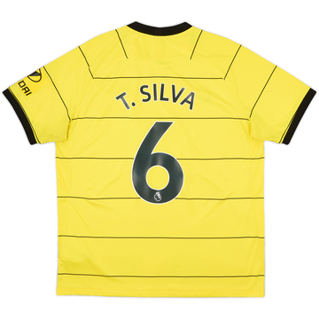 2021-22 Chelsea Away Shirt T.Silva #6 - 8/10 - (XL)
