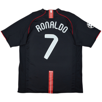 2007-08 Manchester United Away Shirt Ronaldo #7 - 9/10 - (XL)