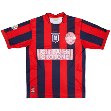 2009-10 Crotone Match Issue Home Shirt Ginestra #25