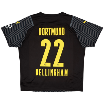 2021-22 Borussia Dortmund Away Shirt Bellingham #22 - 7/10 - (XL)