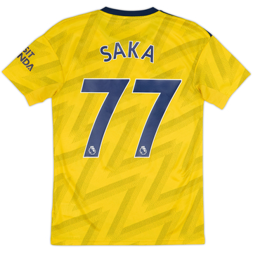 2019-20 Arsenal Away Shirt Saka #77 - 9/10 - (XS)