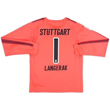 2017-18 Stuttgart GK Shirt Langerak #1 - 10/10 - (L.Boys)