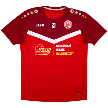 2024-25 Rot-Weiss Essen Player Issue Jako Training Shirt #21 - 8/10 - (L)