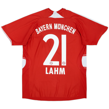 2007-08 Bayern Munich Home Shirt Lahm #21 - 6/10 - (XL.Boys)