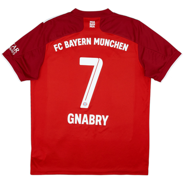 2021-22 Bayern Munich Home Shirt Gnabry #7 - 8/10 - (L)