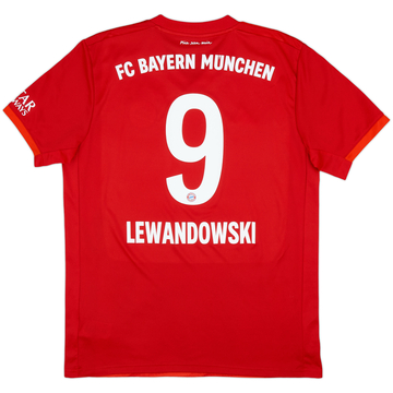 2019-20 Bayern Munich Home Shirt Lewandowski #9 - 10/10 - (L)