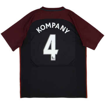 2016-17 Manchester City Away Shirt Kompany #4 - 8/10 - (XL)