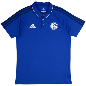2017-18 Schalke adidas Polo Shirt - 9/10 - (M)