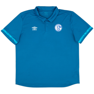 2020-21 Schalke Umbro Polo Shirt - 8/10 - (XXL)