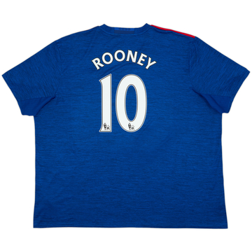 2016-17 Manchester United Away Shirt Rooney #10 - 7/10 - (3XL)