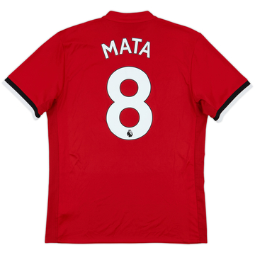 2017-18 Manchester United Home Shirt Mata #8 - 7/10 - (M)