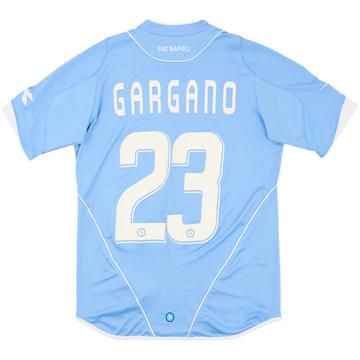 2007-08 Napoli Home Shirt Gargano #23 - 6/10 - (S)