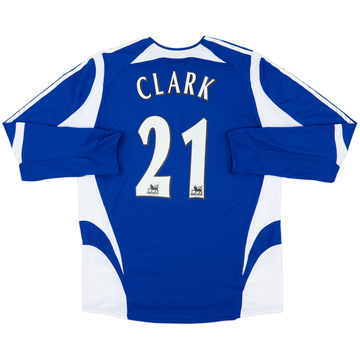 2005-06 Newcastle Third L/S Shirt Clark #21 - 8/10 - (L)