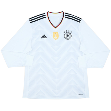 2017 Germany Confederations Cup Home L/S Shirt - 9/10 - (XL)