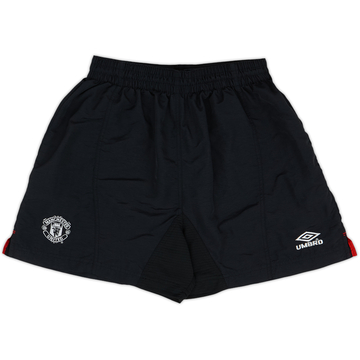 2000-02 Manchester United Umbro Training Shorts - 8/10 - (L)
