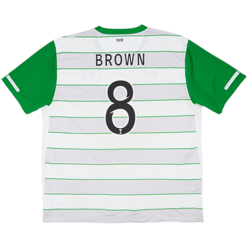 2011-12 Celtic Away Shirt Brown #8 - 8/10 - (XXL)