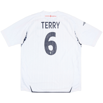 2007-09 England Home Shirt Terry #6 - 4/10 - (XL)