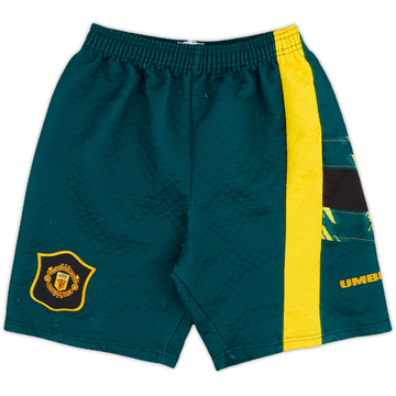 1995-97 Manchester United GK Shorts - 8/10 - (L.Boys)