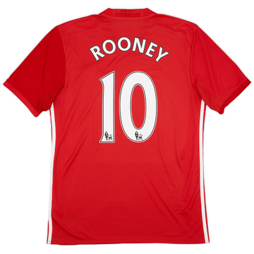 2016-17 Manchester United Home Shirt Rooney #10VS