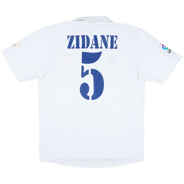 2001 Real Madrid Home Shirt Zidane #5 - 7/10 - (M)