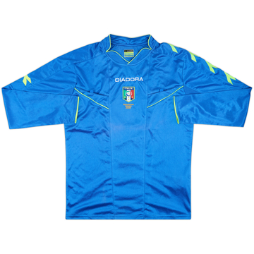 2013-14 Italy Diadora Referee L/S Shirt - 8/10 - (M)