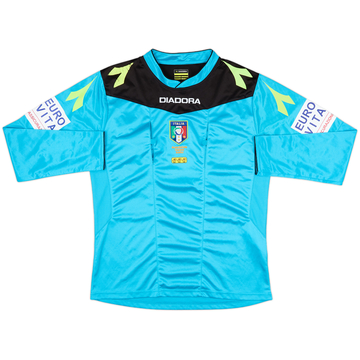 2015-16 Italy Diadora Referee L/S Shirt - 8/10 - (M)