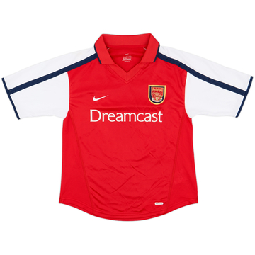 2000-02 Arsenal Home Shirt - 8/10 - (L.Boys)