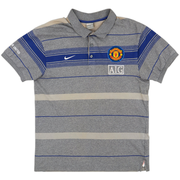 2009-10 Manchester United Nike Polo Shirt - 9/10 - (L)