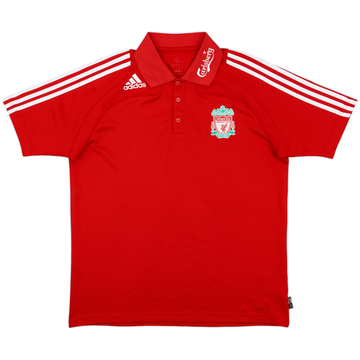 2008-09 Liverpool adidas Polo Shirt - 8/10 - (L)