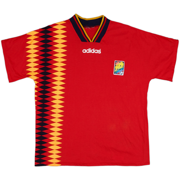 1994 Spain adidas World Cup 94 Tee - 8/10 - (L)