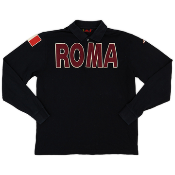 2008-09 Roma Kappa Polo L/S Shirt - 7/10 - (L)