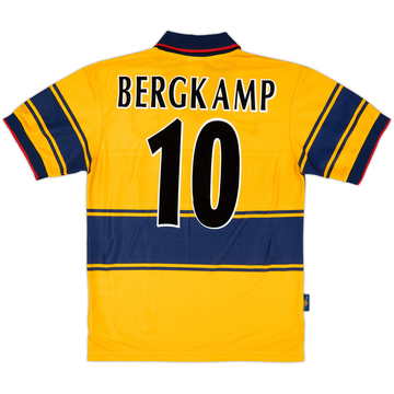 1997-99 Arsenal Away Shirt Bergkamp #10 - 8/10 - (S)