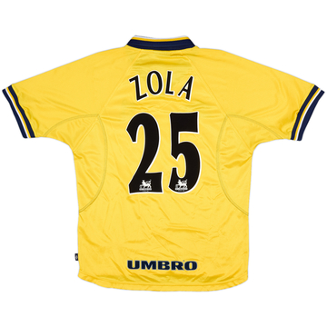 1998-00 Chelsea Third Shirt Zola #25 - 9/10 - (M)