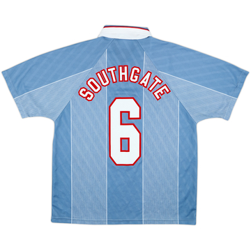 Camiseta de visitante de Inglaterra 1996-97 Southgate #6 - 9/10 - (L)